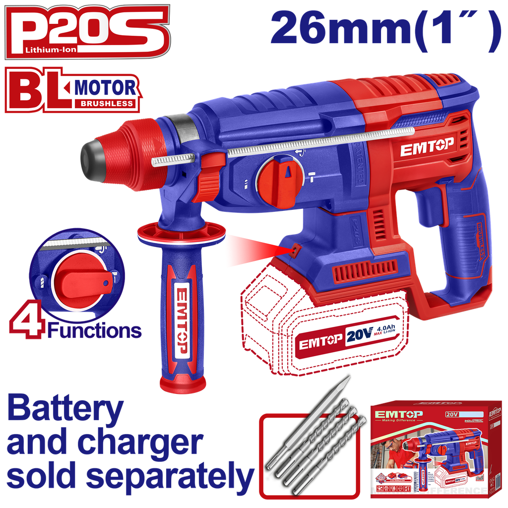 [ELRH20228] ELRH20228 Rotomartillo SDS plus 20V