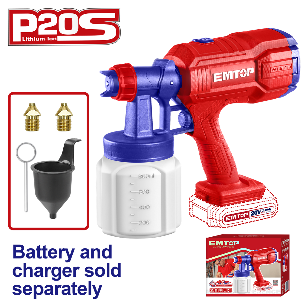[ELSG2003] ELSG2003 Pistola pulverizadora 20V