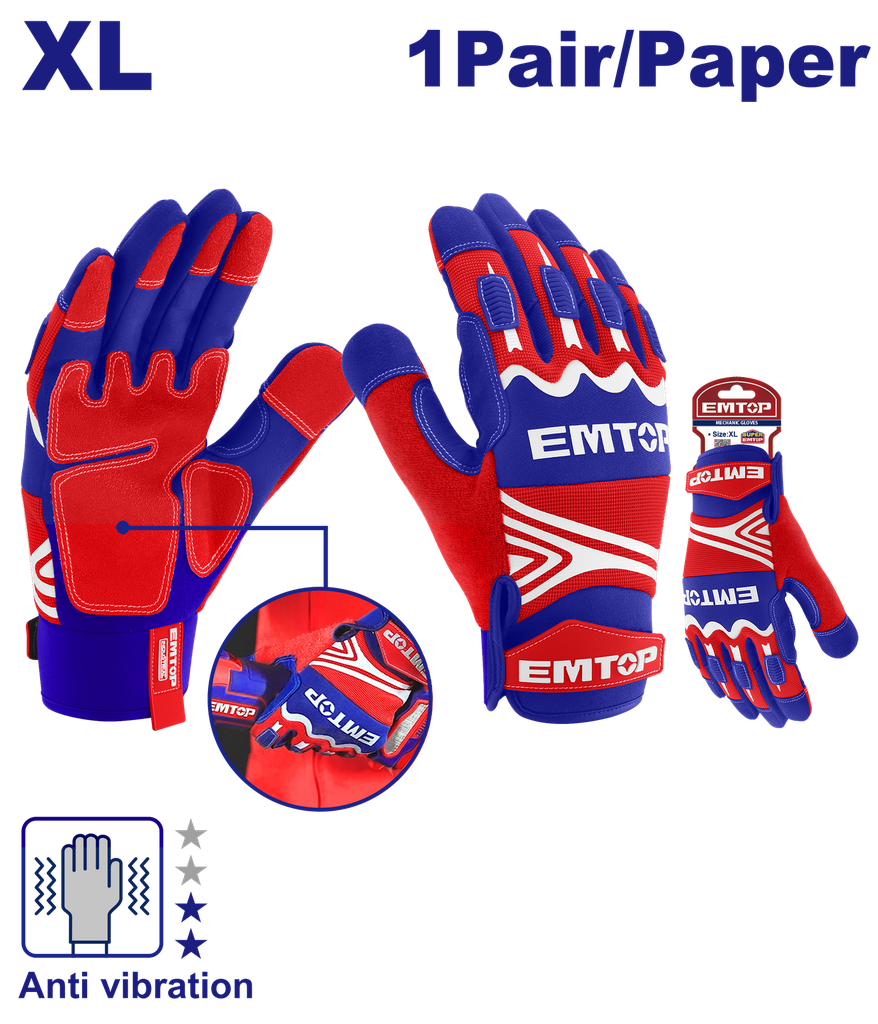 [EMGV0101XL] [EMGV0101XL] EMGV0101XL Guantes para mecánico, XL