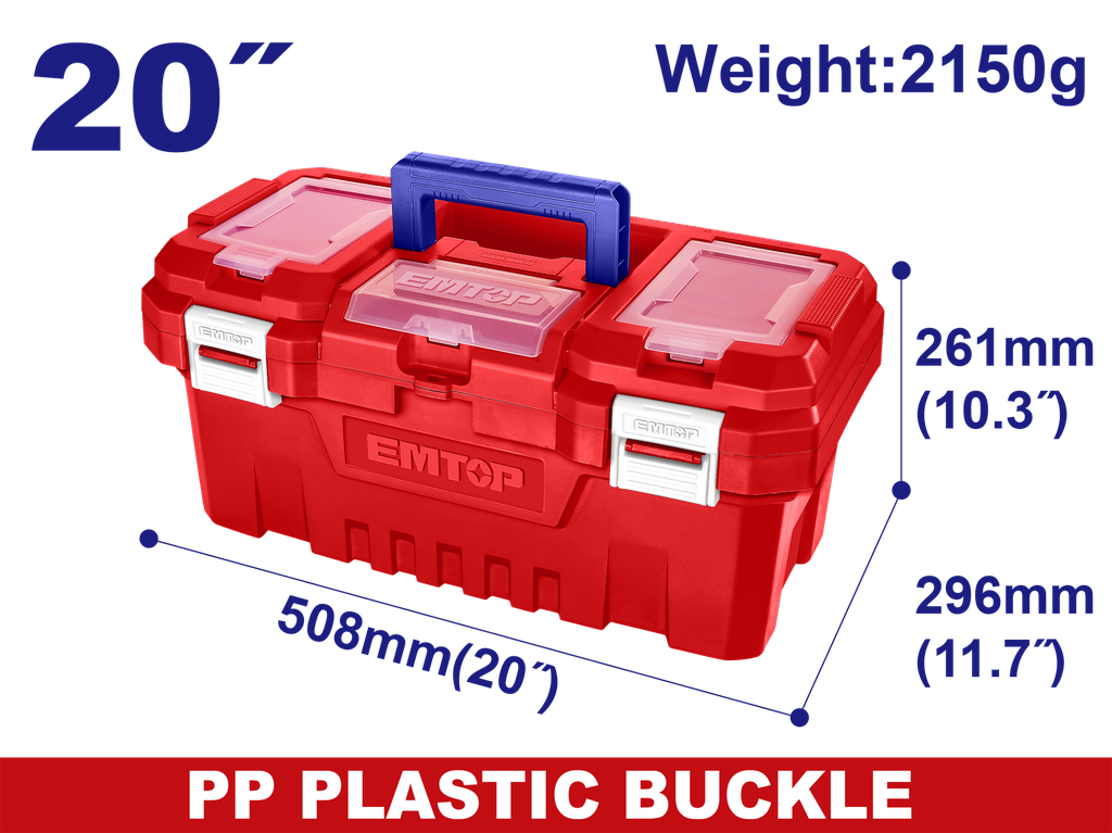 [EPBX2001] [EPBX2001] EPBX2001 Caja de herramientas de plástico de 20"