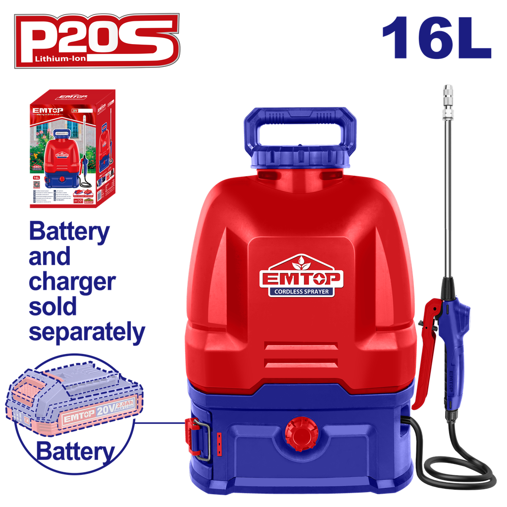[ESPLI2016] [ESPLI2016] ESPLI2016 Fumigador rociador inalámbrico 16 L