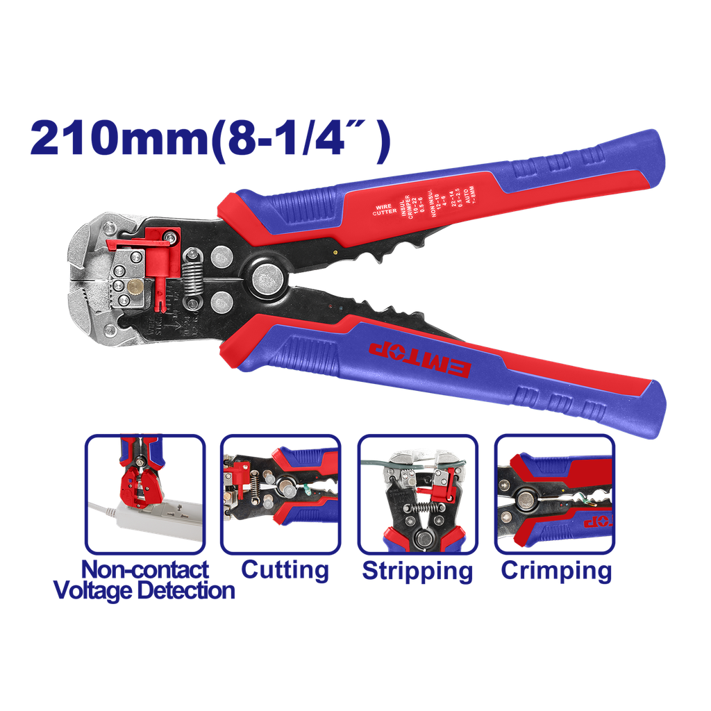 [EWSP102429] EWSP102429 Pinzas pelacables con detección de voltaje 8 -1/4"