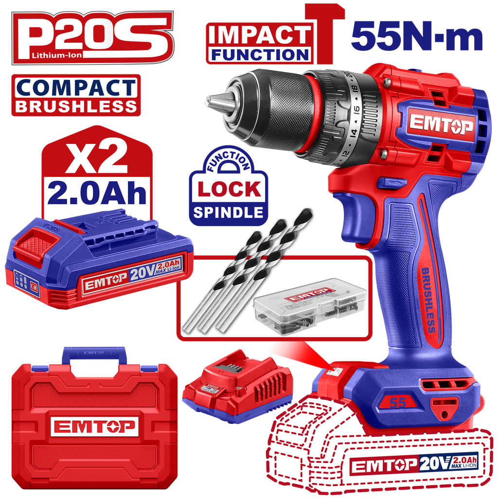 [ULCIDL20558] ULCIDL20558 Compact Brushless Cordless Impact Drill
