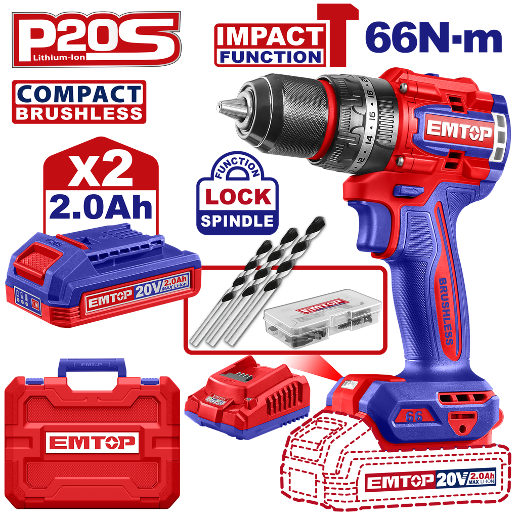 [ULCIDL20668] ULCIDL20668 Compact Brushless Cordless Impact Drill
