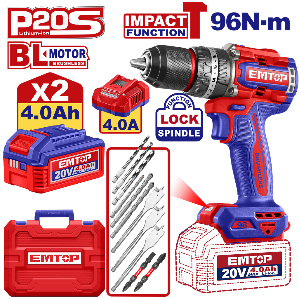 [ULCIDL20968] ULCIDL20968 Brushless Cordless Impact Drill