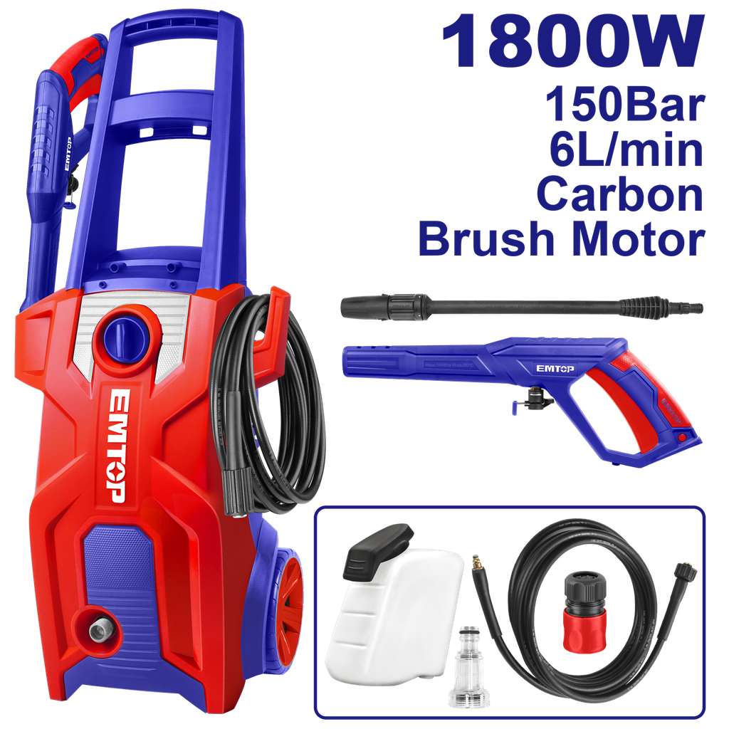 [ULHPW1801] ULHPW1801 Hidrolavadora de alta presión 2200 PSI, 1800 W